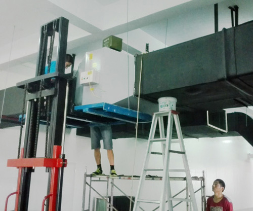 河西送风主管道杀菌消毒装置